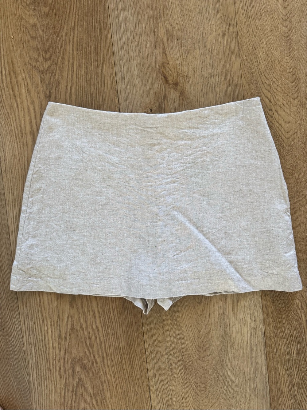 Gap Linen Blend Skort Skirt with Shorts Small